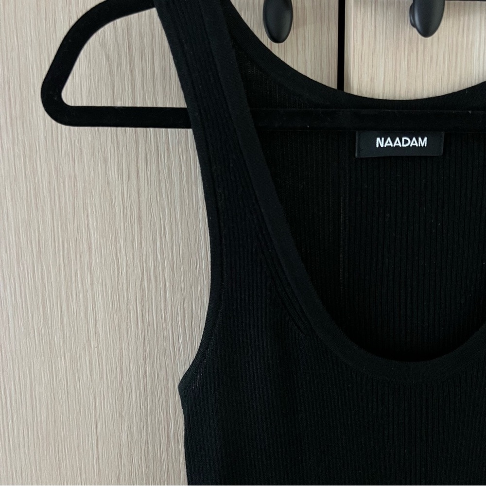 NAADAM Black Midi Dress - Picture 3 of 8